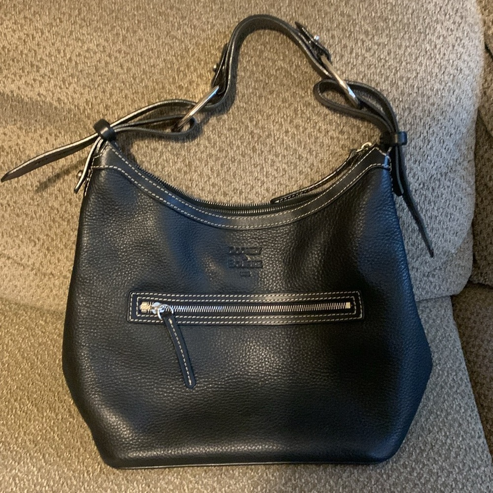 Dooney & Bourke 1975 Pebbled Leather Hobo Purse
